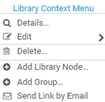 Library Context Menu