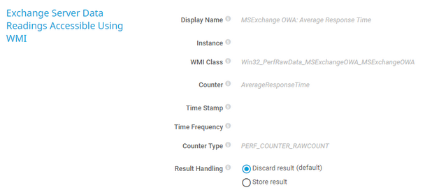 Exchange Server Data Readings Accessible Using WMI